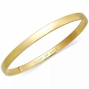 Kate Spade New York idiom heart of gold bangle